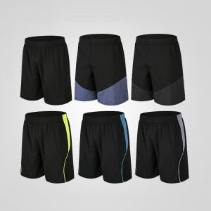 6 Pack:Men's Dry-Fit Sweat Resistant Active Athletic Performance Shorts