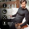 Thermajohn Long Johns Thermal Underwear for Men Fleece Lined Base Layer Set for Cold Weather
